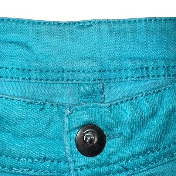 1st Kiss Denim Shorts Womens Small Distressed Rolled Cuff Casual Summer SEA21993 - Picture 5 of 16